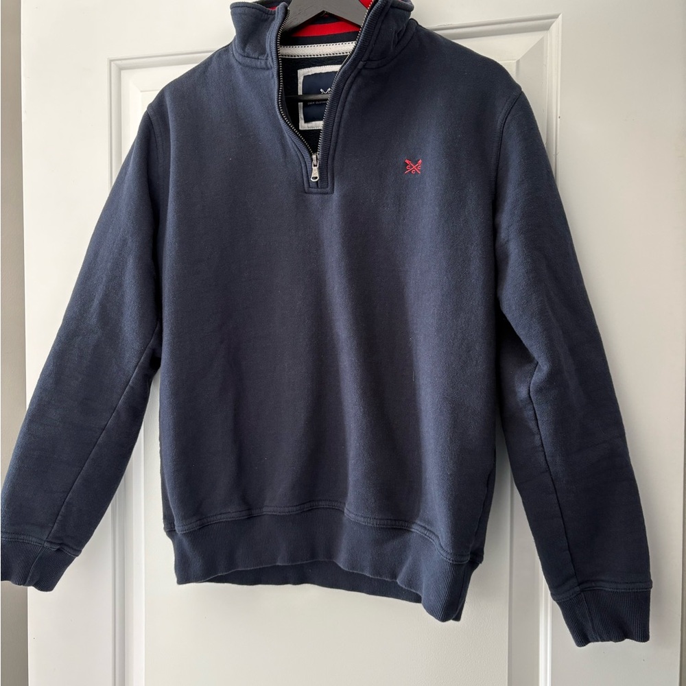 Men's Navy Half-Zip Sweater